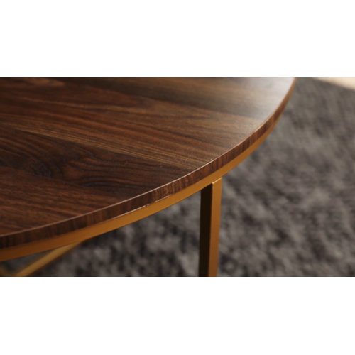 Wasser cross legs coffee table discount